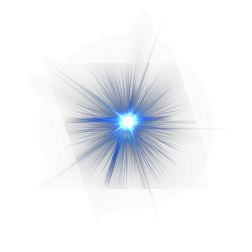 lens flare blue glowing effect