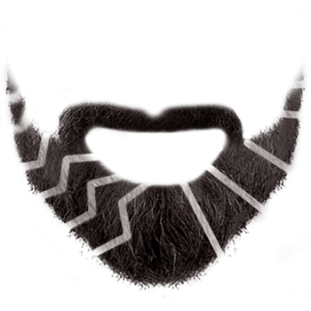 realistic png beard