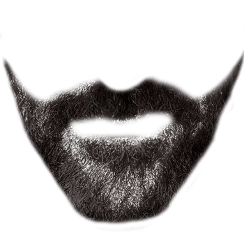 transparent beard png​