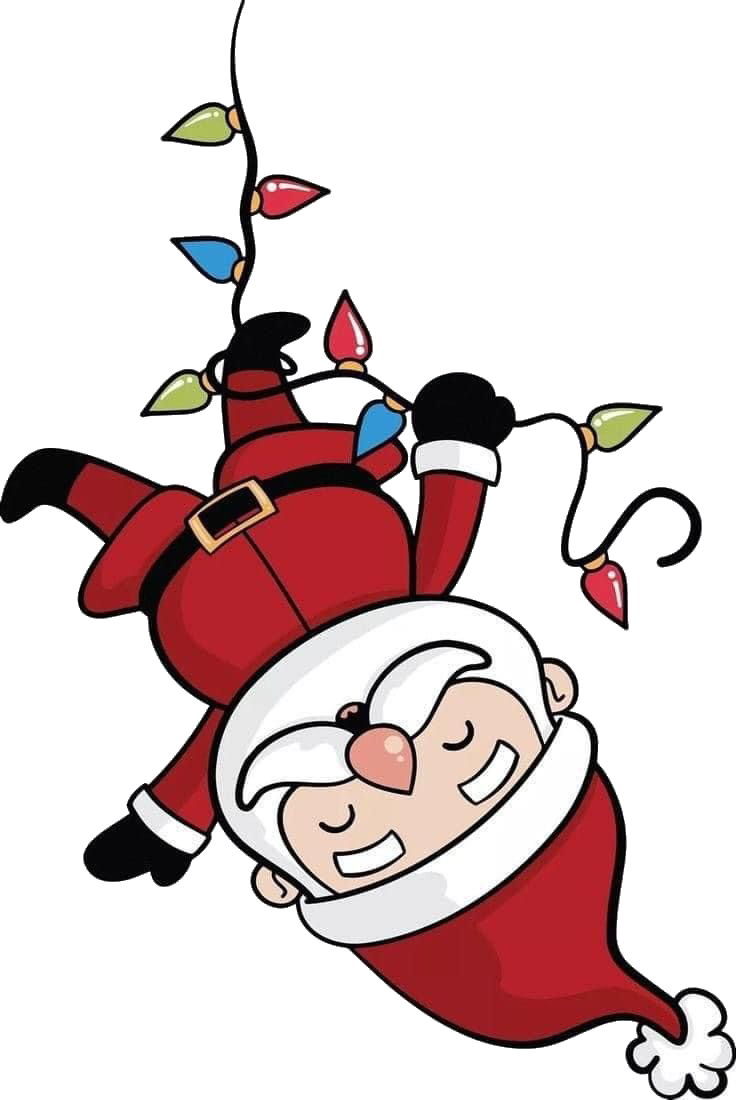 cartoon santa hat png