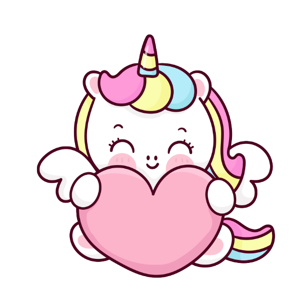 love unicorn png