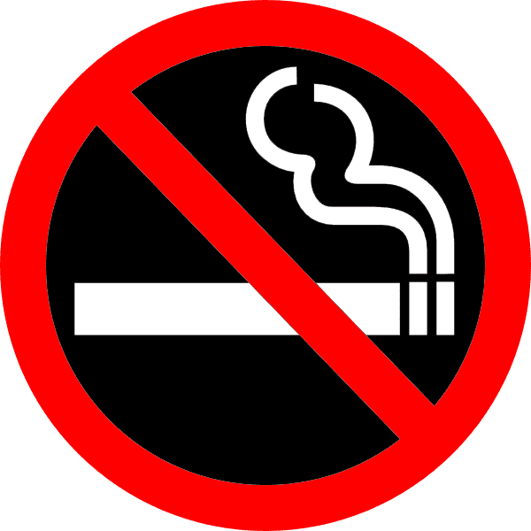 no smoking png tag