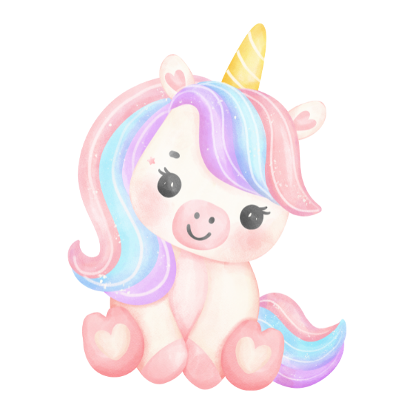 pastel unicorn png