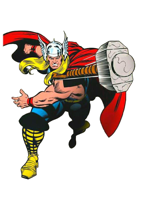 thor with lightning eyes png